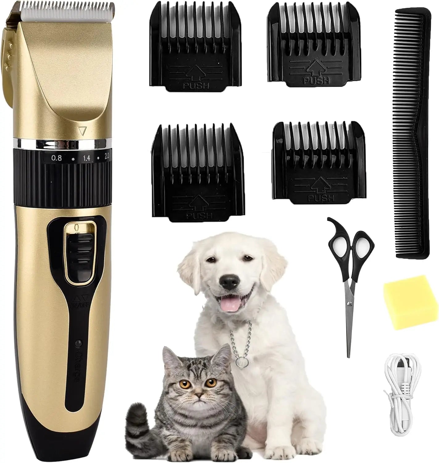 Draadloze Kattentondeuse – Zachte en Precieze Snit